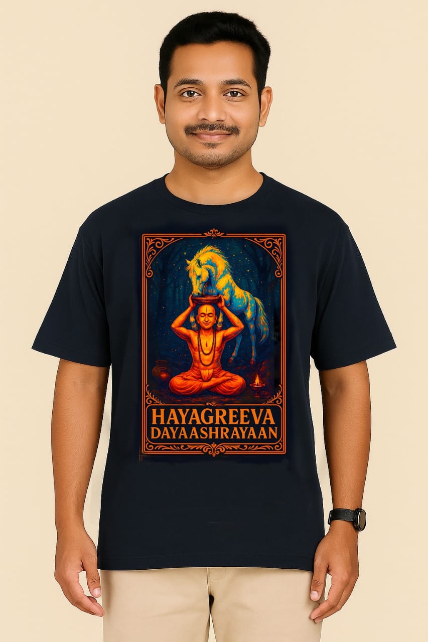 Oversized Tee - Hayagreeva Dayaashrayaan - Vadiraja Guru