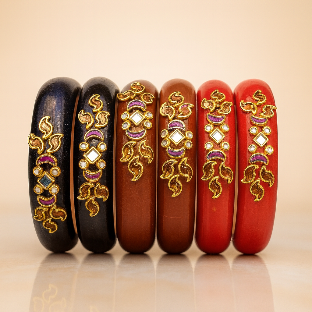 Mrignaini - 3 Pair Combo - Indra Design ( 3 pairs - 6pieces )