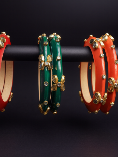 Mrignaini -  3 Pair combo -  Twinkle Design (3 Pair - 6 pieces)